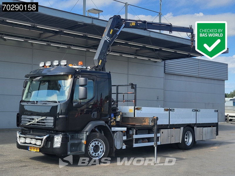 Volvo FE 240 4X2 HMF 760 K2 Kran Crane Remote control Manual Euro 5 - Грузовик бортовой/ Платформа, Автоманипулятор: фото 1 Volvo FE 240 4X2 HMF 760 K2 Kran Crane Remote control Manual Euro 5 - Грузовик бортовой/ Платформа, Автоманипулятор: фото 1