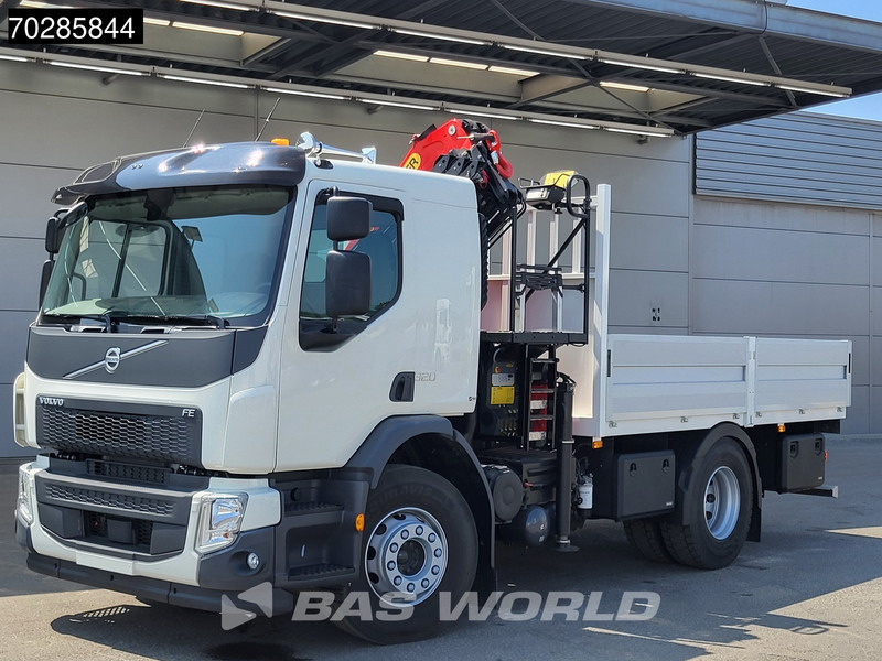 Новый Грузовик бортовой/ Платформа, Автоманипулятор Volvo FE 320 4X2 NEW! Palfinger PK14.501K SLD5 Remote Crane Kran Euro 6: фото 9