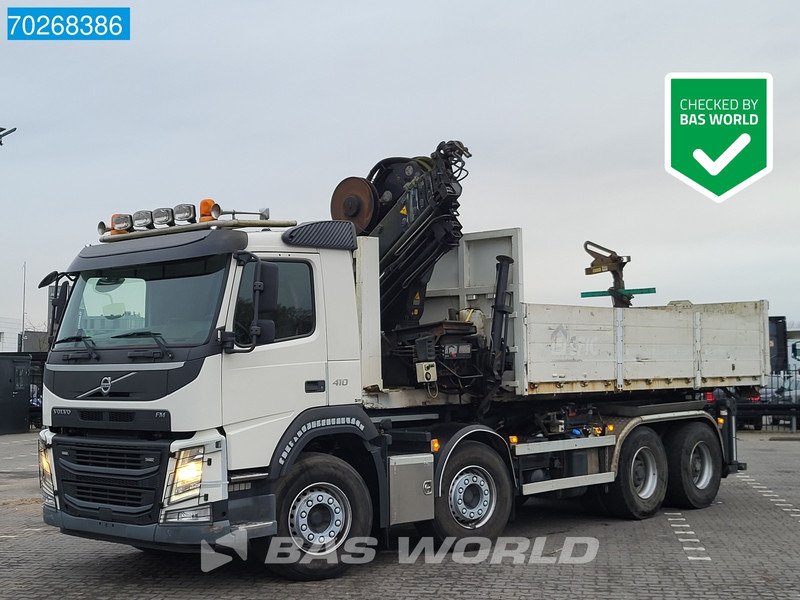 Volvo FM 410 8X4 211EP-5 HIDUO Kran Crane Steel suspension VEB Euro 6 - Крюковой мультилифт, Автоманипулятор: фото 2 Volvo FM 410 8X4 211EP-5 HIDUO Kran Crane Steel suspension VEB Euro 6 - Крюковой мультилифт, Автоманипулятор: фото 2