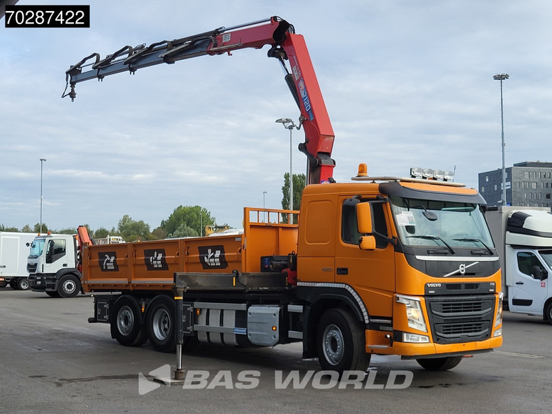 Volvo FM 420 6X2 HMF 2120 K 4 Crane Lift+lenkasche Euro 6 - Самосвал, Автоманипулятор: фото 3 Volvo FM 420 6X2 HMF 2120 K 4 Crane Lift+lenkasche Euro 6 - Самосвал, Автоманипулятор: фото 3