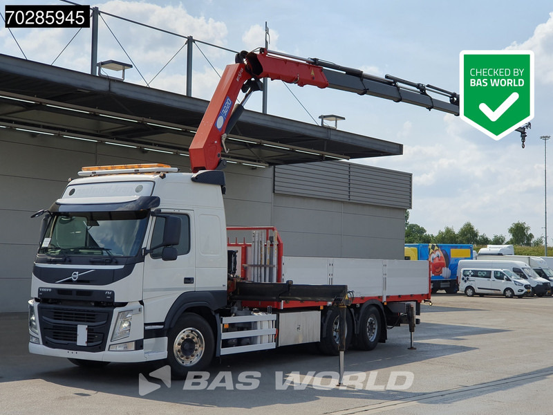 Volvo FM 500 6X2 HMF 3220-K7 Crane Kran Lift-Steering Axle Euro 6 - Грузовик бортовой/ Платформа, Автоманипулятор: фото 1 Volvo FM 500 6X2 HMF 3220-K7 Crane Kran Lift-Steering Axle Euro 6 - Грузовик бортовой/ Платформа, Автоманипулятор: фото 1