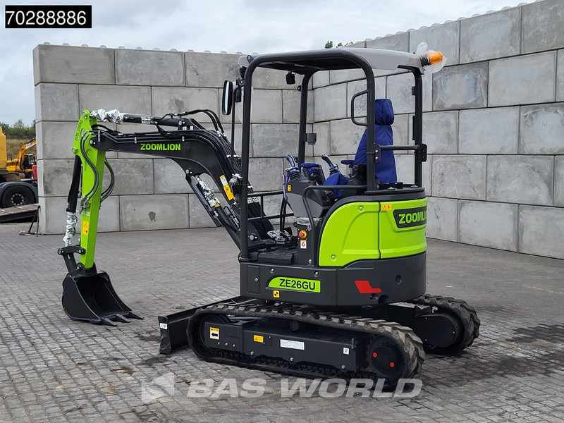 Zoomlion ZE26 GU FACTORY WARRANTY – CE CERTIFIED - Мини-экскаватор: фото 3 Zoomlion ZE26 GU FACTORY WARRANTY – CE CERTIFIED - Мини-экскаватор: фото 3
