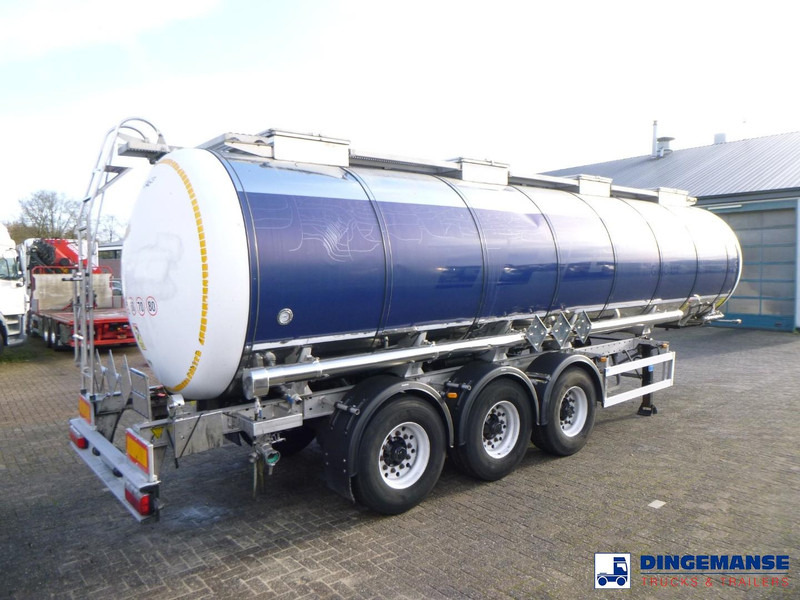 Burg Chemical tank inox L4BH 30 m3 / 1 comp - Полуприцеп-цистерна: фото 4 Burg Chemical tank inox L4BH 30 m3 / 1 comp - Полуприцеп-цистерна: фото 4