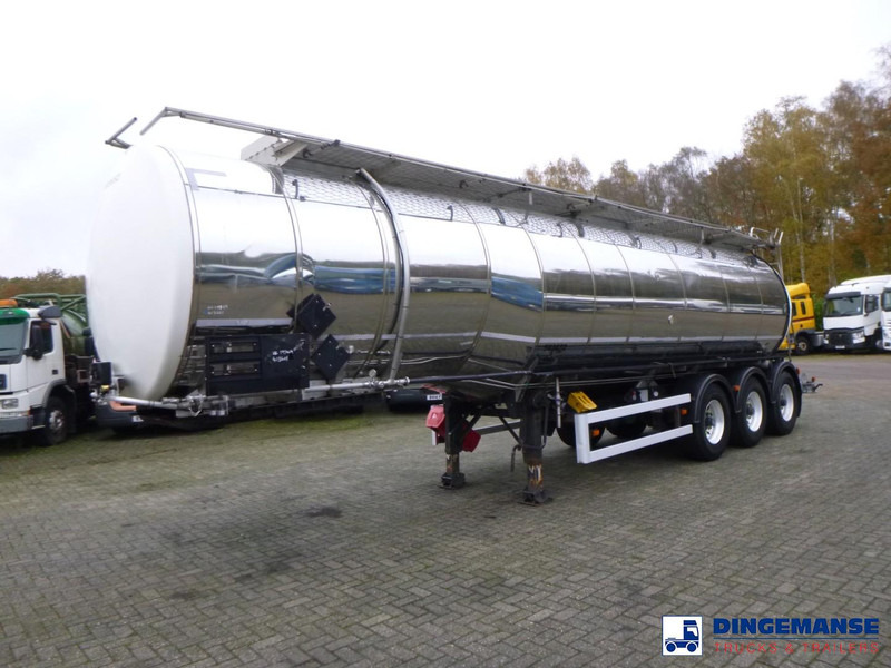 Crane Fruehauf Chemical tank inox 32.8 m3 / 1 comp - Полуприцеп-цистерна: фото 1 Crane Fruehauf Chemical tank inox 32.8 m3 / 1 comp - Полуприцеп-цистерна: фото 1