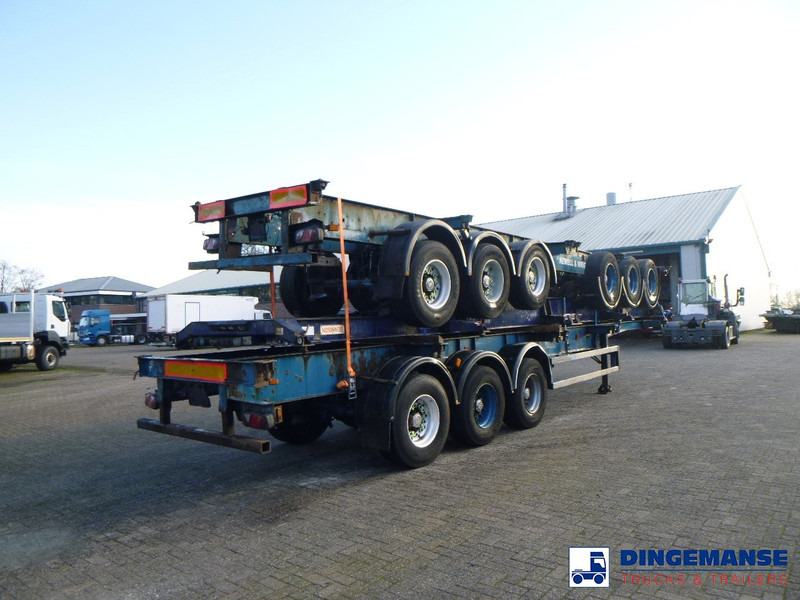 Crane Fruehauf Stack - 3 x container trailer 20-20-30-40 ft - Полуприцеп-контейнеровоз/ Сменный кузов: фото 4 Crane Fruehauf Stack - 3 x container trailer 20-20-30-40 ft - Полуприцеп-контейнеровоз/ Сменный кузов: фото 4