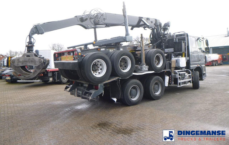 DAF XF 105.510 6x4 + Loglift F281S83 crane / timber truck + dolly - Автоманипулятор: фото 4 DAF XF 105.510 6x4 + Loglift F281S83 crane / timber truck + dolly - Автоманипулятор: фото 4