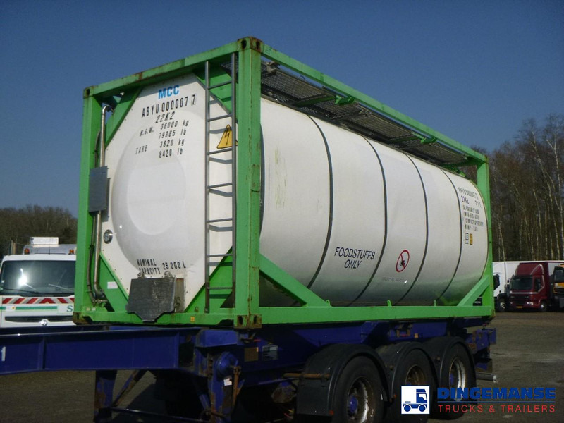 Danteco Food tank container inox 20 ft / 25 m3 / 1 comp - Резервуар для хранения: фото 1 Danteco Food tank container inox 20 ft / 25 m3 / 1 comp - Резервуар для хранения: фото 1