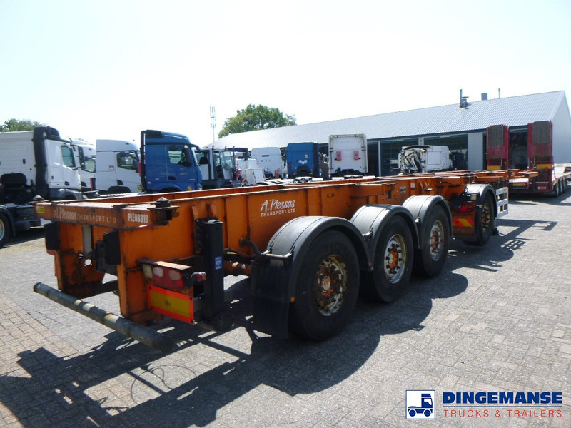 Dennison 4-axle container combi trailer (3 + 1 axles) 20-30-40-45 ft - Полуприцеп-контейнеровоз/ Сменный кузов: фото 4 Dennison 4-axle container combi trailer (3 + 1 axles) 20-30-40-45 ft - Полуприцеп-контейнеровоз/ Сменный кузов: фото 4