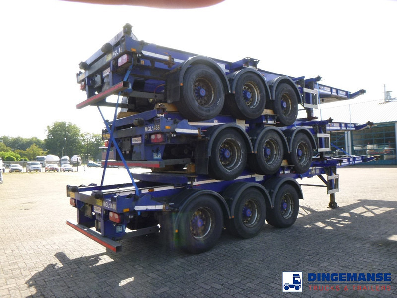 Dennison Stack - 3 x container trailer 20-30-40-45 ft - Полуприцеп-контейнеровоз/ Сменный кузов: фото 4 Dennison Stack - 3 x container trailer 20-30-40-45 ft - Полуприцеп-контейнеровоз/ Сменный кузов: фото 4