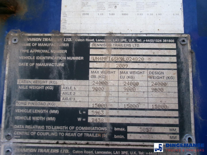 Полуприцеп-контейнеровоз/ Сменный кузов Dennison Stack - 3 x splitter container chassis 20-30-40-45 ft: фото 18 Полуприцеп-контейнеровоз/ Сменный кузов Dennison Stack - 3 x splitter container chassis 20-30-40-45 ft: фото 18