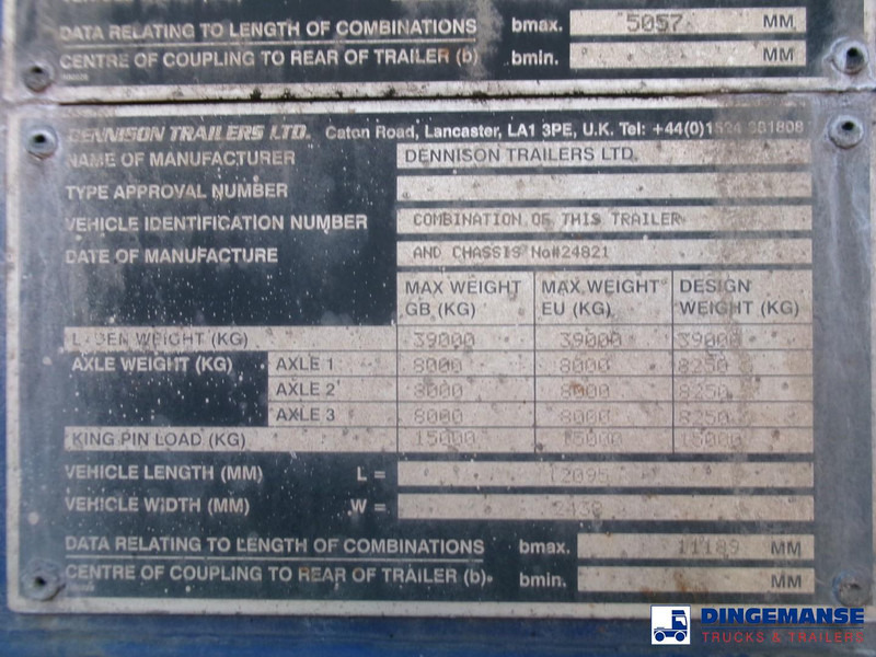 Полуприцеп-контейнеровоз/ Сменный кузов Dennison Stack - 3 x splitter container chassis 20-30-40-45 ft: фото 19 Полуприцеп-контейнеровоз/ Сменный кузов Dennison Stack - 3 x splitter container chassis 20-30-40-45 ft: фото 19