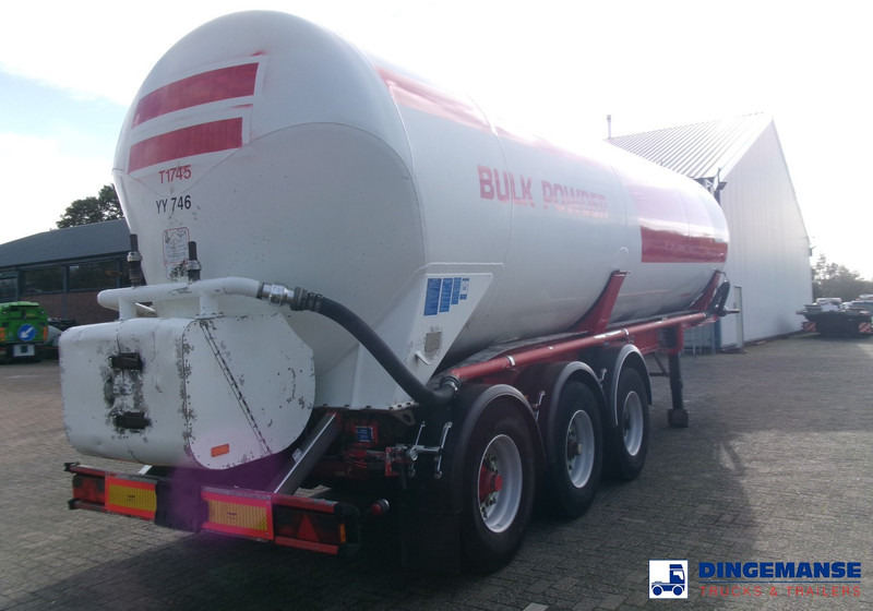 Feldbinder Powder tank alu 41 m3 (tipping) - Полуприцеп-цистерна: фото 4 Feldbinder Powder tank alu 41 m3 (tipping) - Полуприцеп-цистерна: фото 4