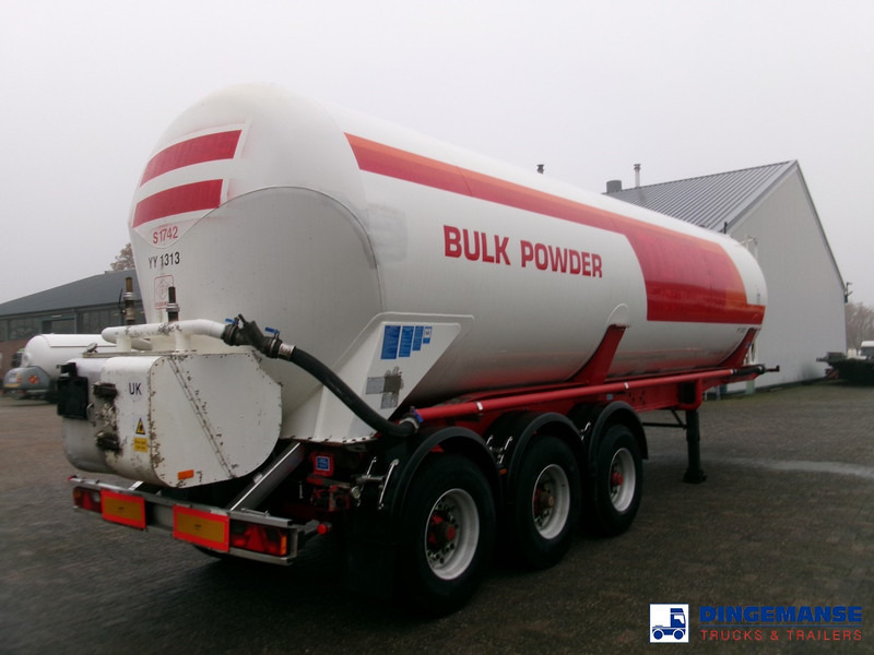 Feldbinder Powder tank alu 41 m3 (tipping) - Полуприцеп-цистерна: фото 4 Feldbinder Powder tank alu 41 m3 (tipping) - Полуприцеп-цистерна: фото 4