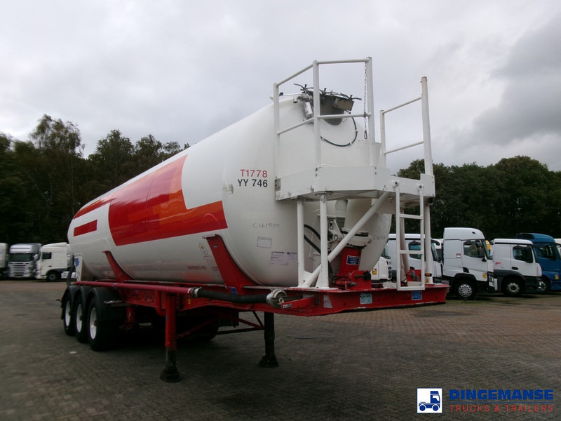 Feldbinder Powder tank alu 41 m3 (tipping) - Полуприцеп-цистерна: фото 2 Feldbinder Powder tank alu 41 m3 (tipping) - Полуприцеп-цистерна: фото 2