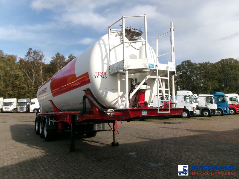 Feldbinder Powder tank alu 41 m3 (tipping) - Полуприцеп-цистерна: фото 2 Feldbinder Powder tank alu 41 m3 (tipping) - Полуприцеп-цистерна: фото 2