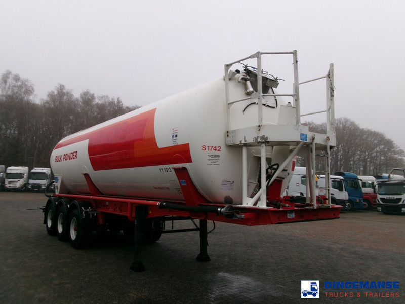 Feldbinder Powder tank alu 41 m3 (tipping) - Полуприцеп-цистерна: фото 2 Feldbinder Powder tank alu 41 m3 (tipping) - Полуприцеп-цистерна: фото 2