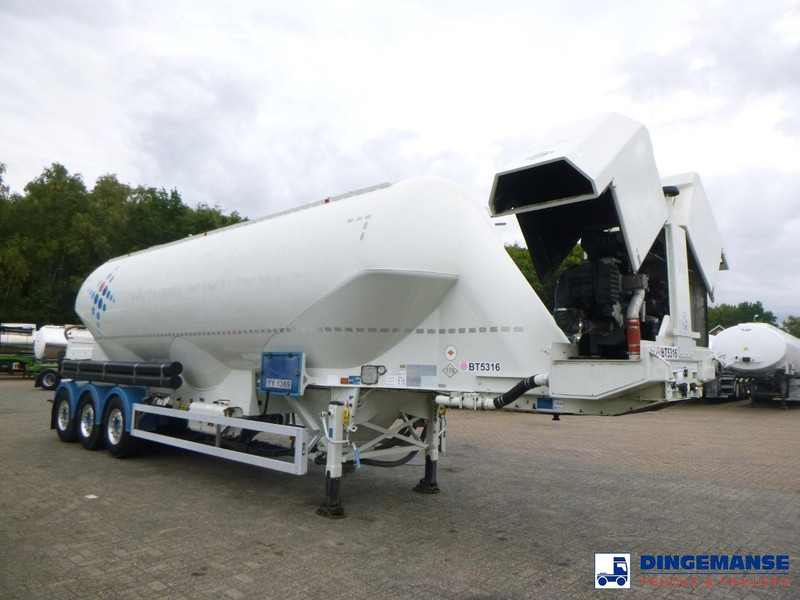 Feldbinder Powder tank alu 50 m3 + compressor - Полуприцеп-цистерна: фото 2 Feldbinder Powder tank alu 50 m3 + compressor - Полуприцеп-цистерна: фото 2