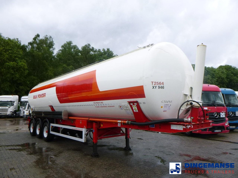 Feldbinder Powder tank alu 60 m3 (tipping) - Полуприцеп-цистерна: фото 2 Feldbinder Powder tank alu 60 m3 (tipping) - Полуприцеп-цистерна: фото 2