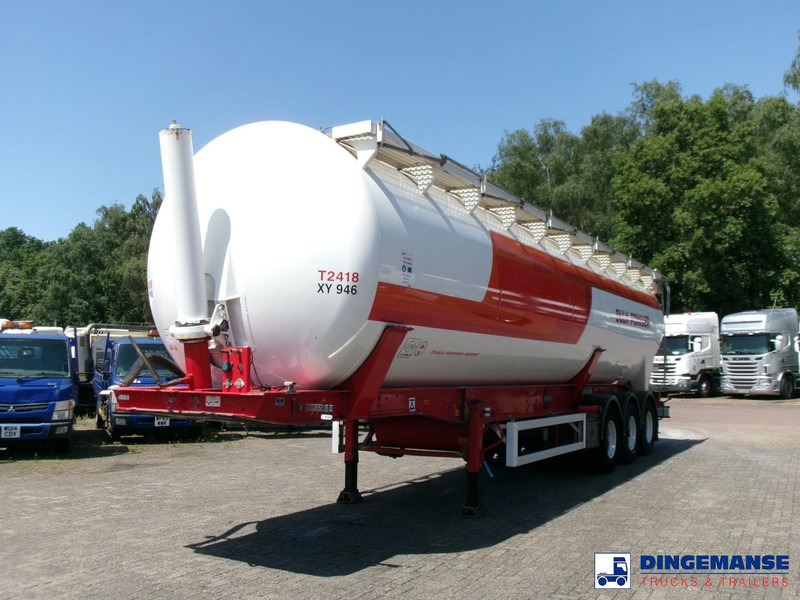 Feldbinder Powder tank alu 60 m3 (tipping) - Полуприцеп-цистерна: фото 1 Feldbinder Powder tank alu 60 m3 (tipping) - Полуприцеп-цистерна: фото 1