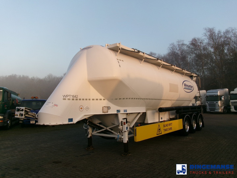 Feldbinder Powder tank alu alu 49 m3 / 1 comp - Полуприцеп-цистерна: фото 1 Feldbinder Powder tank alu alu 49 m3 / 1 comp - Полуприцеп-цистерна: фото 1