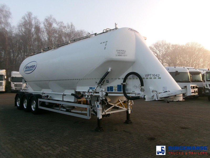 Feldbinder Powder tank alu alu 49 m3 / 1 comp - Полуприцеп-цистерна: фото 2 Feldbinder Powder tank alu alu 49 m3 / 1 comp - Полуприцеп-цистерна: фото 2