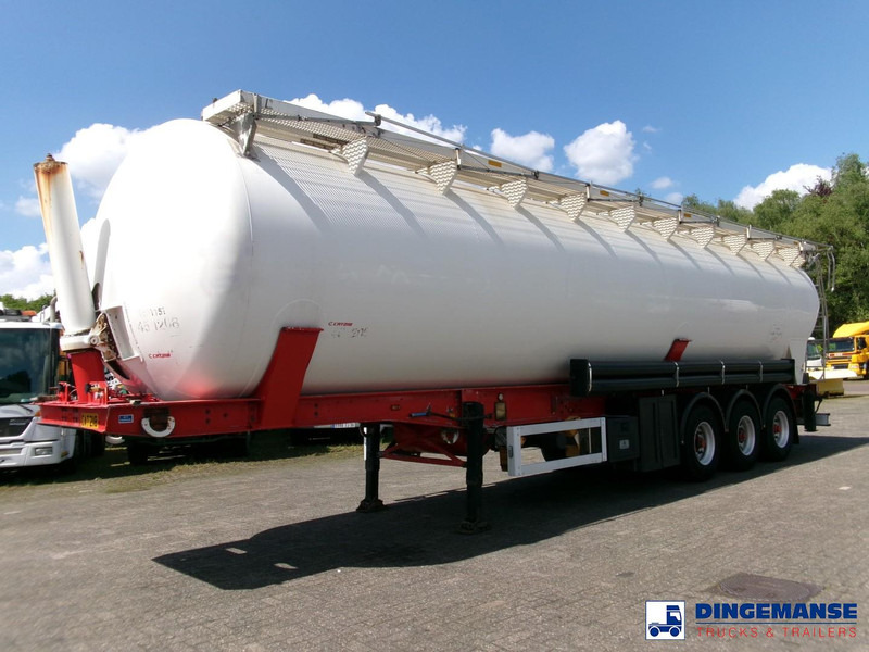 Feldbinder Powder tank alu (tipping) 63 m3 - Полуприцеп-цистерна: фото 1 Feldbinder Powder tank alu (tipping) 63 m3 - Полуприцеп-цистерна: фото 1