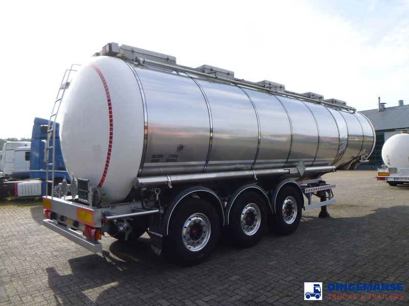 Fluid Chemical tank inox 37.5 m3 / 1 comp ADR 28-10-2025 - Полуприцеп-цистерна: фото 3 Fluid Chemical tank inox 37.5 m3 / 1 comp ADR 28-10-2025 - Полуприцеп-цистерна: фото 3