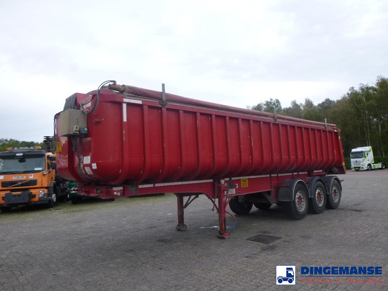 Fruehauf Tipper trailer alu 34.6 m3 + tarpaulin - Самосвальный полуприцеп: фото 1 Fruehauf Tipper trailer alu 34.6 m3 + tarpaulin - Самосвальный полуприцеп: фото 1