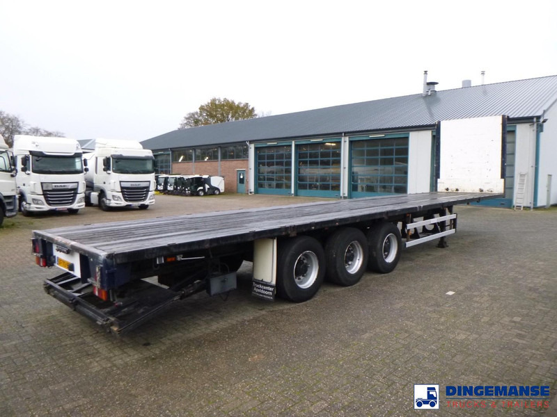 Groenewegen 3-axle platform trailer DRO-12-27 39 t - Полуприцеп бортовой/ Платформа: фото 4 Groenewegen 3-axle platform trailer DRO-12-27 39 t - Полуприцеп бортовой/ Платформа: фото 4
