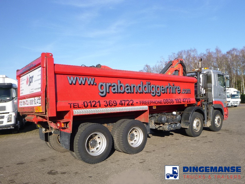 Автоманипулятор Hino FY1EUKA 8x4 tipper RHD + Palfinger E120L + grapple: фото 11
