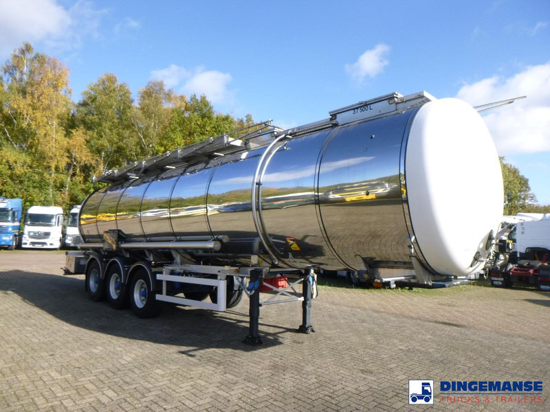 LAG Chemical tank inox 37.5 m3 / 1 comp - Полуприцеп-цистерна: фото 2 LAG Chemical tank inox 37.5 m3 / 1 comp - Полуприцеп-цистерна: фото 2