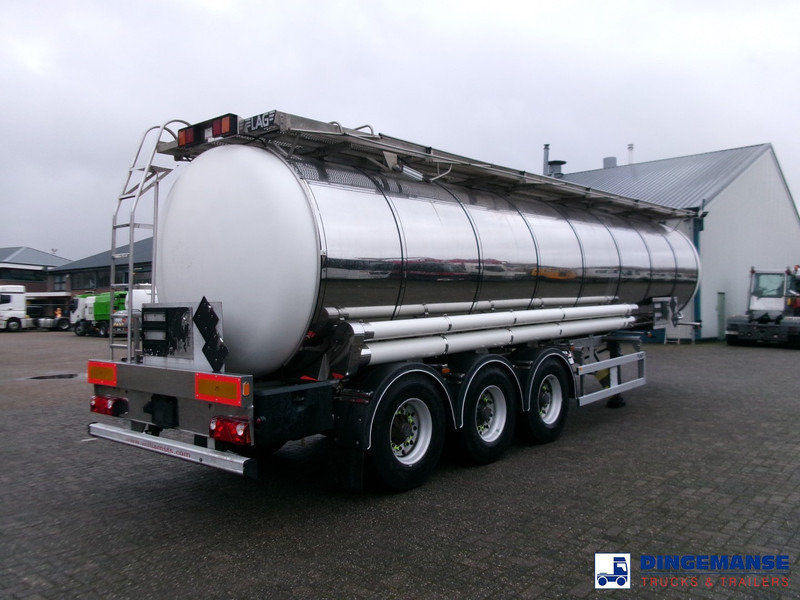 LAG Chemical tank inox L4BH 30 m3 / 1 comp + pump - Полуприцеп-цистерна: фото 4 LAG Chemical tank inox L4BH 30 m3 / 1 comp + pump - Полуприцеп-цистерна: фото 4