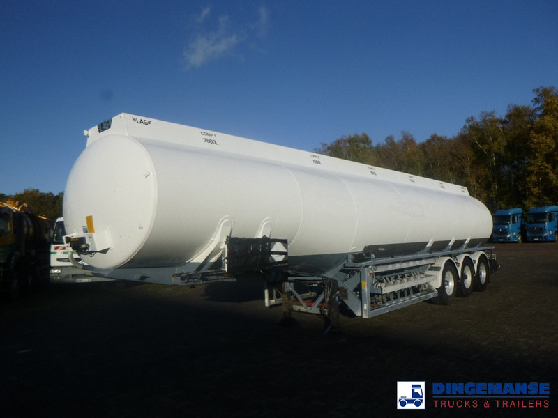 LAG Fuel tank alu 44.5 m3 / 6 comp + pump - Полуприцеп-цистерна: фото 1 LAG Fuel tank alu 44.5 m3 / 6 comp + pump - Полуприцеп-цистерна: фото 1