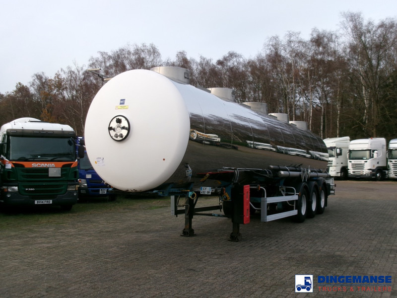 Magyar Chemical tank inox 32.5m3 / 1 comp - Полуприцеп-цистерна: фото 1 Magyar Chemical tank inox 32.5m3 / 1 comp - Полуприцеп-цистерна: фото 1