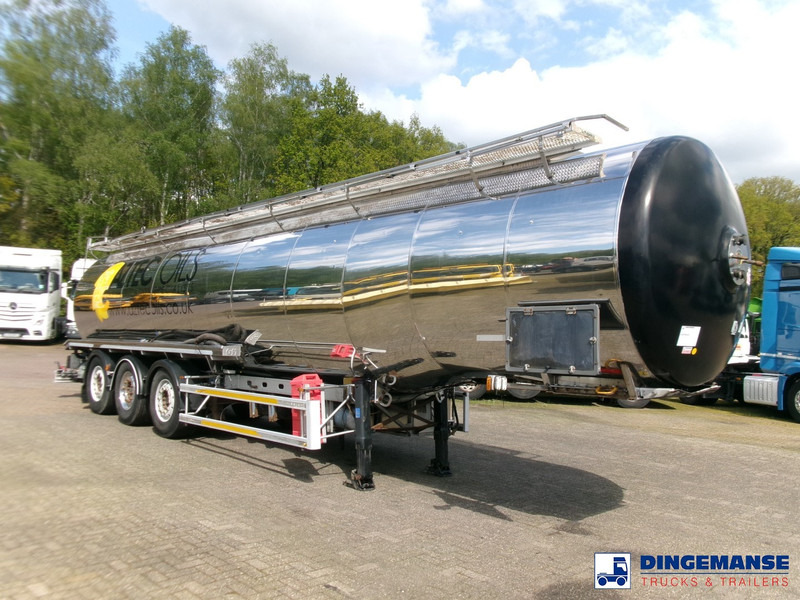 Magyar Heavy oil tank inox 37 m3 / 5 comp + pump - Полуприцеп-цистерна: фото 2 Magyar Heavy oil tank inox 37 m3 / 5 comp + pump - Полуприцеп-цистерна: фото 2