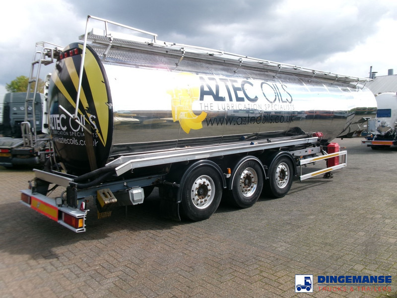 Magyar Heavy oil tank inox 37 m3 / 5 comp + pump - Полуприцеп-цистерна: фото 4 Magyar Heavy oil tank inox 37 m3 / 5 comp + pump - Полуприцеп-цистерна: фото 4