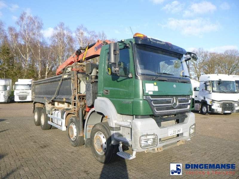Автоманипулятор Mercedes-Benz Axor 3236 8x4 RHD tipper + Hiab 1283 DK-2 Duo: фото 7