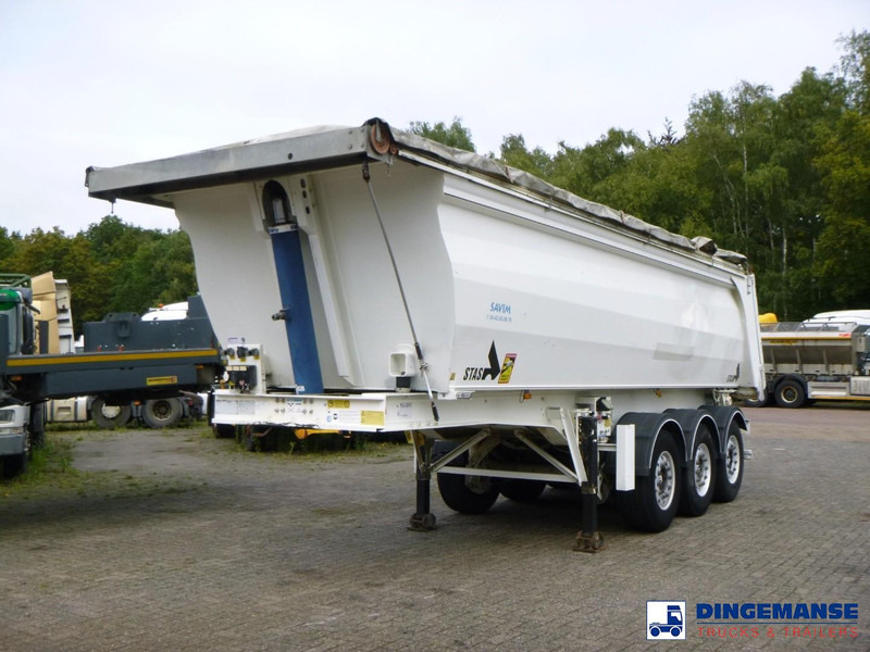 Stas Tipper trailer alu 25.5 m3 + tarpaulin - Самосвальный полуприцеп: фото 1 Stas Tipper trailer alu 25.5 m3 + tarpaulin - Самосвальный полуприцеп: фото 1