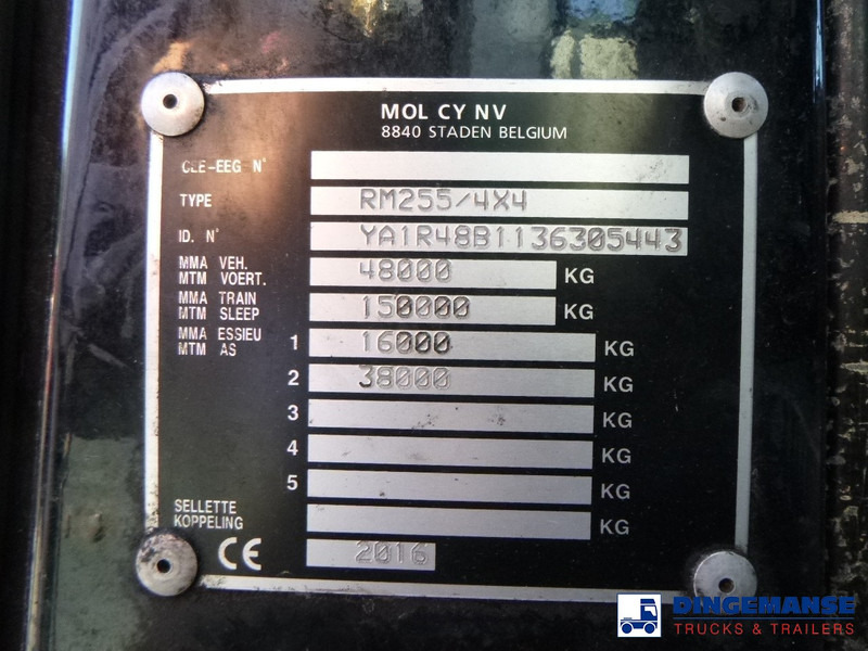 Тягач MOL RM 255 4X4 terminal drawbar tractor 150 ton: фото 13