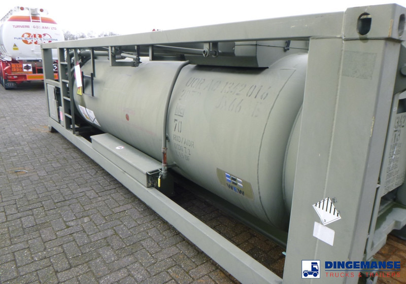Резервуар для хранения WEW (Westerwälder Eisenwerk) Fuel (kerosene, diesel) tank container 20 ft. inox 10 m3 / 1 comp + pump: фото 6