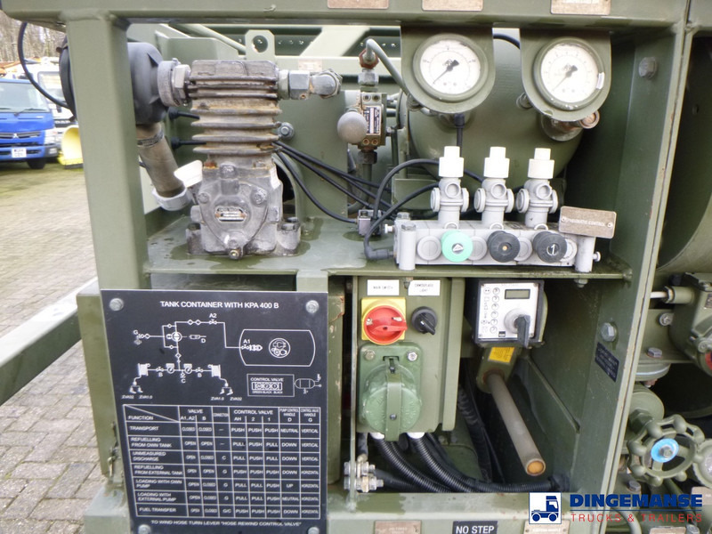 Резервуар для хранения WEW (Westerwälder Eisenwerk) Fuel (kerosene, diesel) tank container 20 ft. inox 10 m3 / 1 comp + pump: фото 11