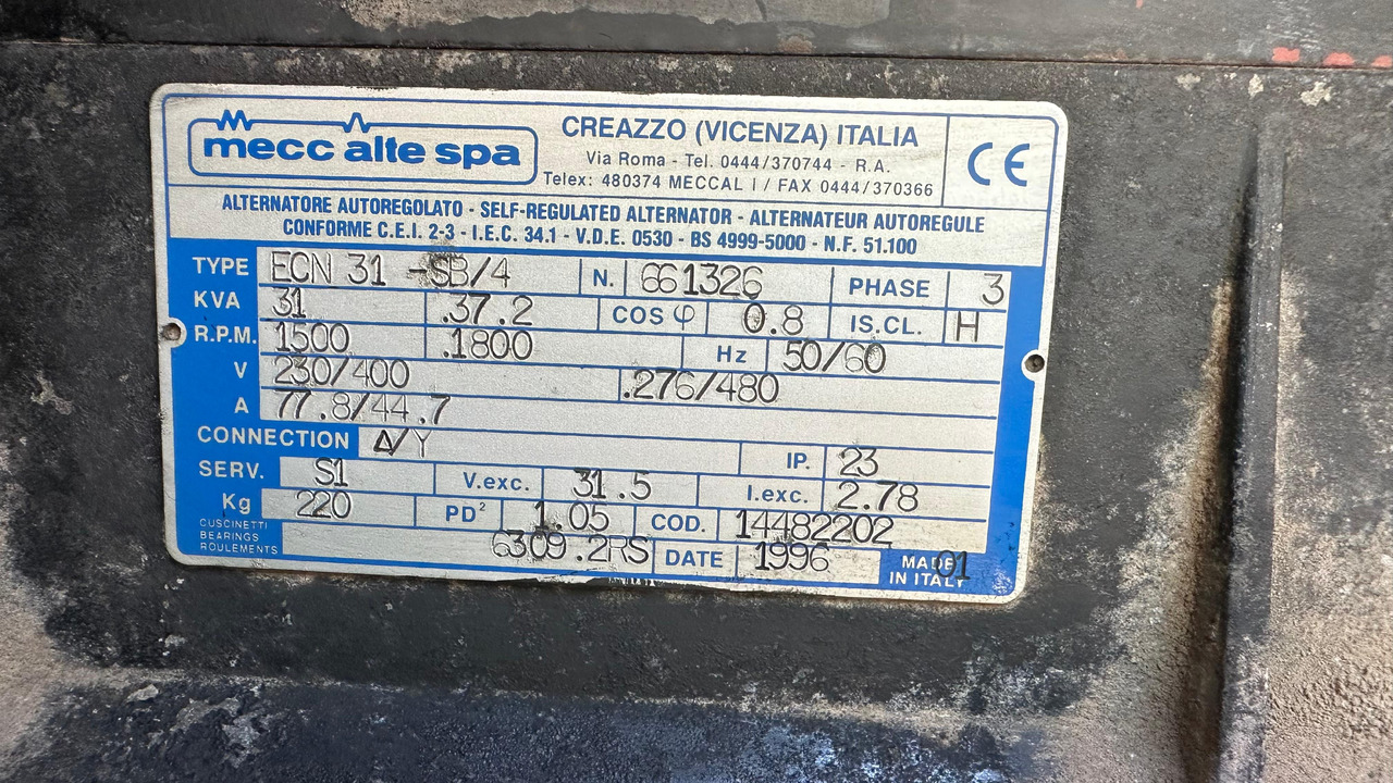 Электрогенератор ATLAS Copco QAS 28 Yds BJ 1996 Elektro Stromgenerator Stromaggregat Notstrom: фото 10 Электрогенератор ATLAS Copco QAS 28 Yds BJ 1996 Elektro Stromgenerator Stromaggregat Notstrom: фото 10