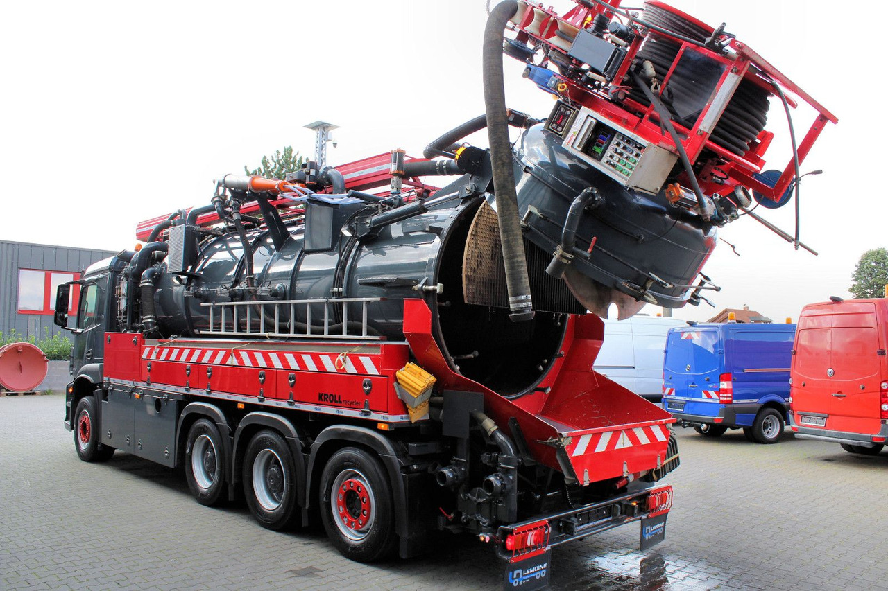 Ассенизатор Mercedes-Benz AROCS 3246 8x4 Kroll 16m³ WRG Winterheizung -15C: фото 6