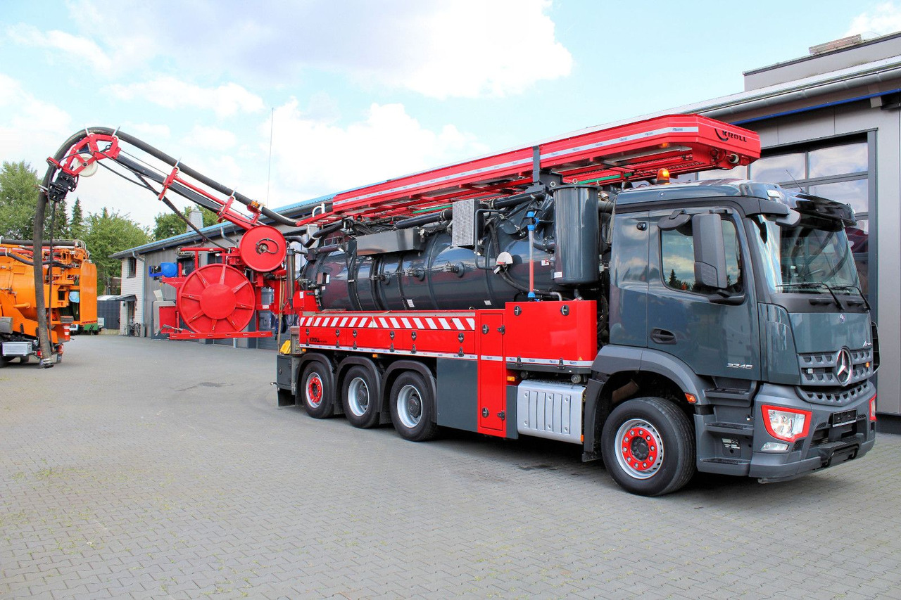 Ассенизатор Mercedes-Benz AROCS 3246 8x4 Kroll 16m³ WRG Winterheizung -15C: фото 11