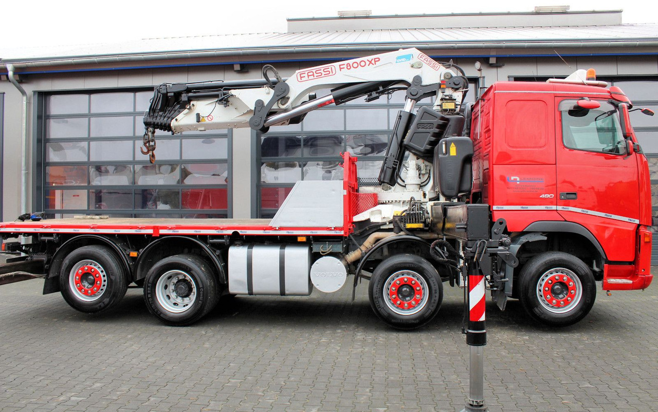 Грузовик бортовой/ Платформа, Автоманипулятор Volvo FM 480 8x2 Pritsche + FASSI F800XP Kran 6x: фото 9