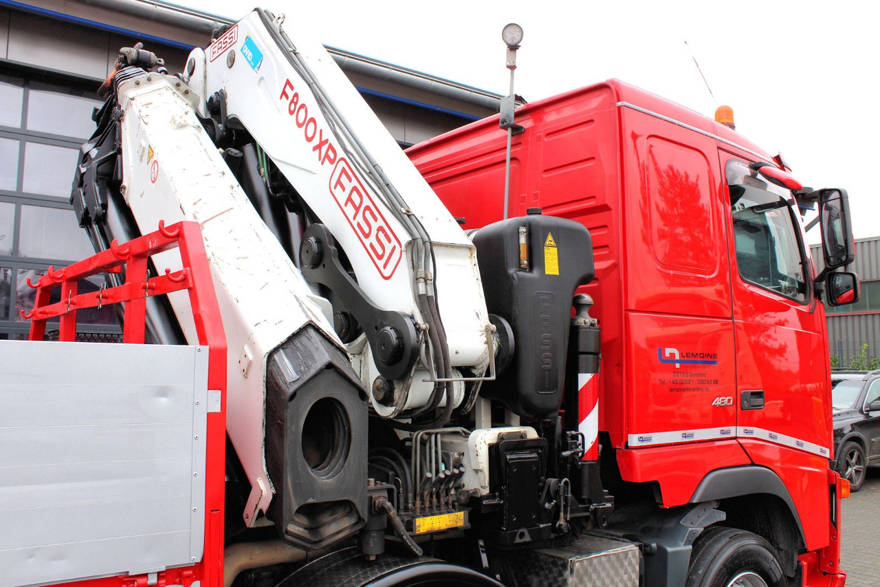 Грузовик бортовой/ Платформа, Автоманипулятор Volvo FM 480 8x2 Pritsche + FASSI F800XP Kran 6x: фото 15