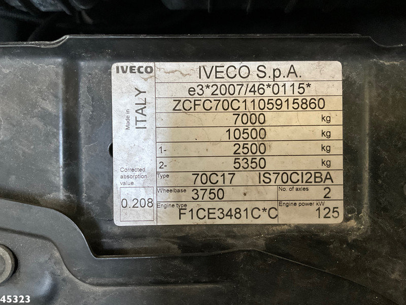 Снегоуборочная машина Iveco Daily 70C17 Nido zoutstrooier: фото 19