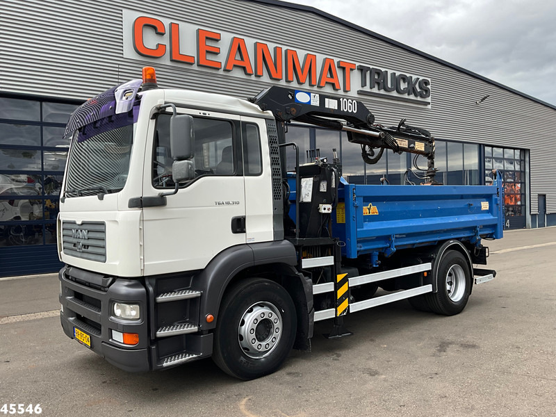 MAN TGA 18.310 Full Steel HMF 10 Tonmeter laadkraan - Самосвал, Автоманипулятор: фото 3 MAN TGA 18.310 Full Steel HMF 10 Tonmeter laadkraan - Самосвал, Автоманипулятор: фото 3