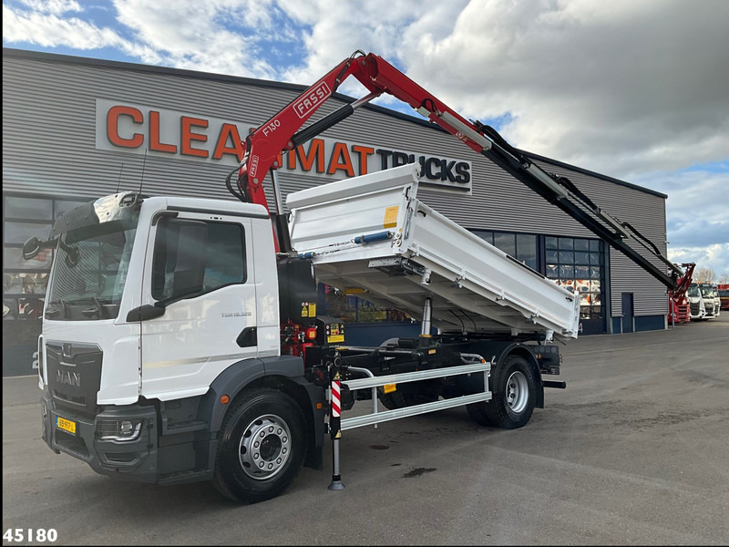 MAN TGM 18.320 Euro 6 Fassi 13 Tonmeter laadkraan NEW AND UNUSED! - Самосвал: фото 1 MAN TGM 18.320 Euro 6 Fassi 13 Tonmeter laadkraan NEW AND UNUSED! - Самосвал: фото 1