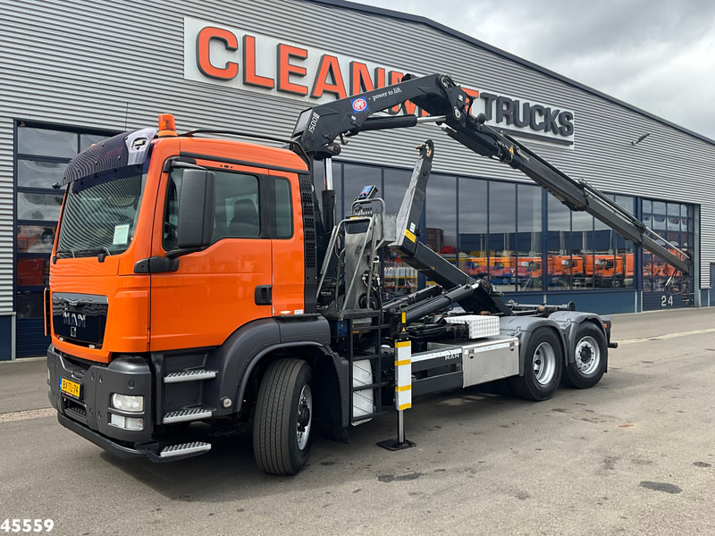 MAN TGS 26.360 Euro 5 6x4H HMF 15 Tonmeter laadkraan - Крюковой мультилифт, Автоманипулятор: фото 1 MAN TGS 26.360 Euro 5 6x4H HMF 15 Tonmeter laadkraan - Крюковой мультилифт, Автоманипулятор: фото 1